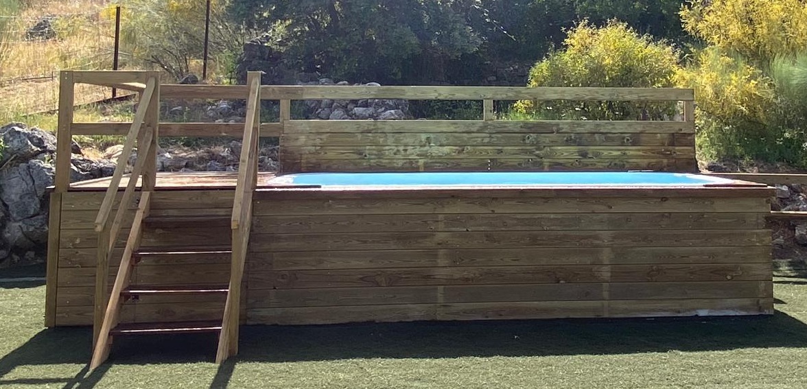 Mini piscinas elevadas para terrazas